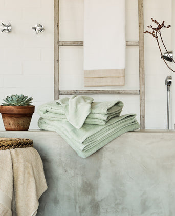 Penela Towel Collection mint, 100% egyptian cotton