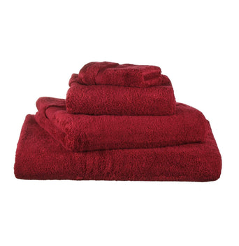 Alvito hand towel, dark red, 100% zero twist cotton