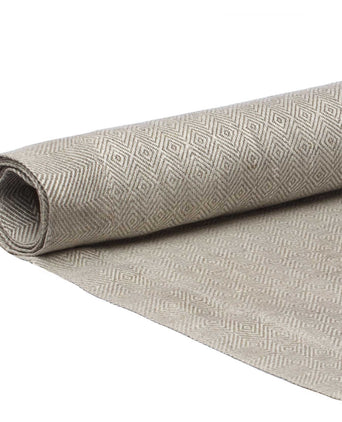 Zarasai table runner, white & natural, 100% linen