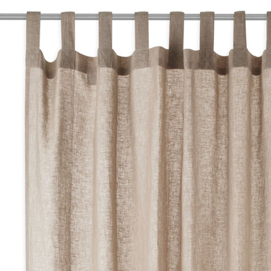 Cuyabeno curtain, beige, 100% linen