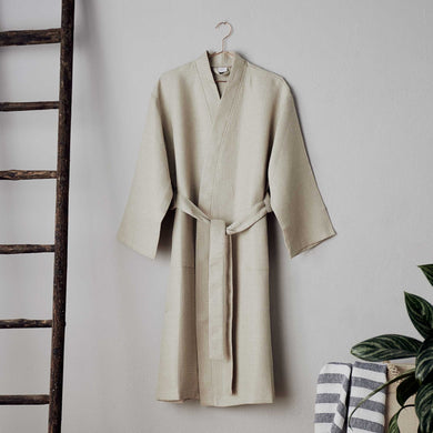 Kotra Bathrobe [Beige/Ivory]