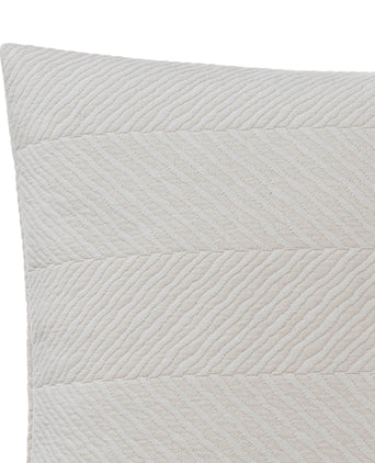 Cieza cushion cover, beige, 100% cotton