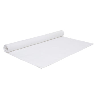 Teis table runner, white, 100% linen