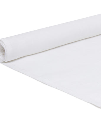 Teis table runner, white, 100% linen