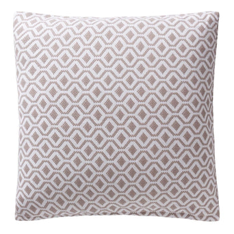 Viana cushion cover, natural & white, 100% cotton