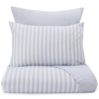 Izeda duvet cover, blue & white, 100% cotton