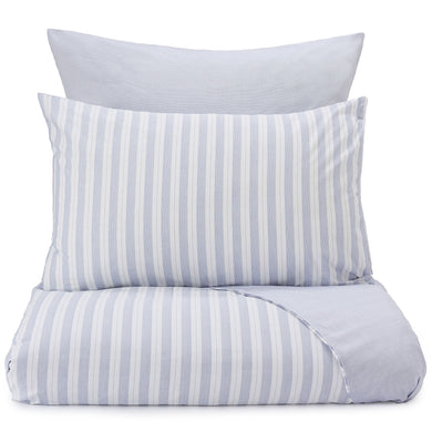 Izeda duvet cover, blue & white, 100% cotton