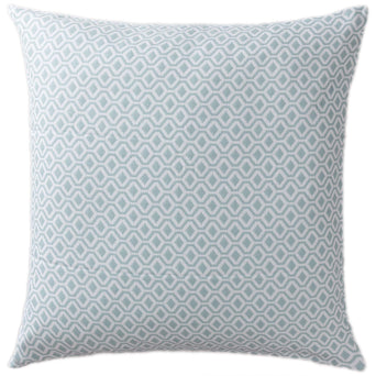 Viana cushion cover, grey green & white, 100% cotton