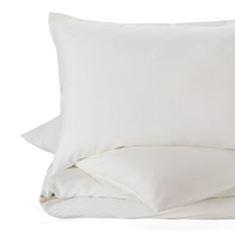 Lucca duvet cover, off-white, 100% silk