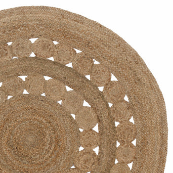 Asele rug, natural, 100% jute