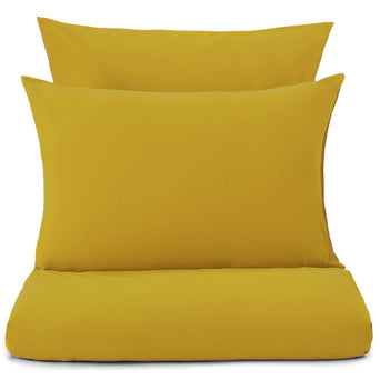 Perpignan pillowcase, mustard, 100% combed cotton