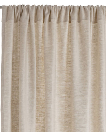 Zarasai curtain, natural & white, 100% linen