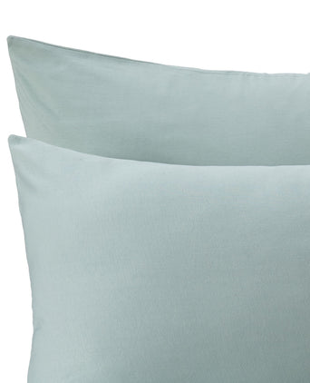 Samares pillowcase, green grey, 100% cotton