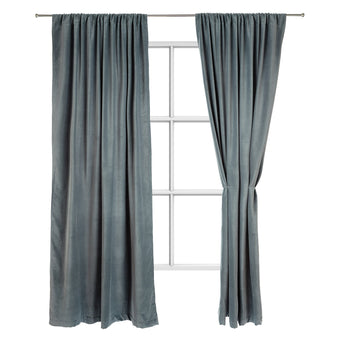 Samana curtain, green grey, 100% cotton