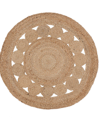 Asele rug, natural, 100% jute