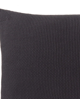 Antua cushion cover, charcoal, 100% cotton