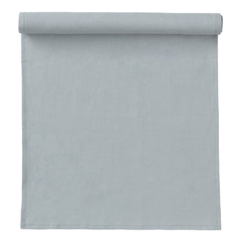 Teis table runner, grey green, 100% linen