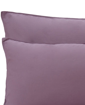 Luz duvet cover, aubergine, 100% cotton