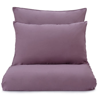 Luz duvet cover, aubergine, 100% cotton