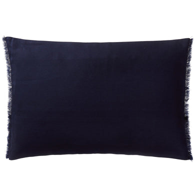 Bellvis cushion cover, dark blue, 100% linen