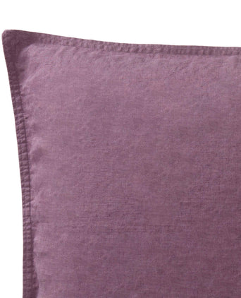 Estoril cushion cover, aubergine, 100% linen