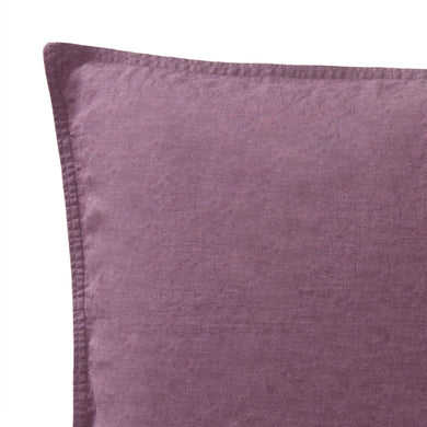 Estoril cushion cover, aubergine, 100% linen