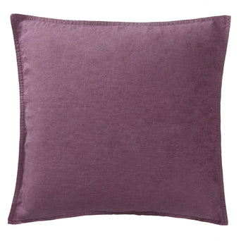 Estoril cushion cover, aubergine, 100% linen