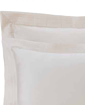 Manziana duvet cover, cream, 100% egyptian cotton