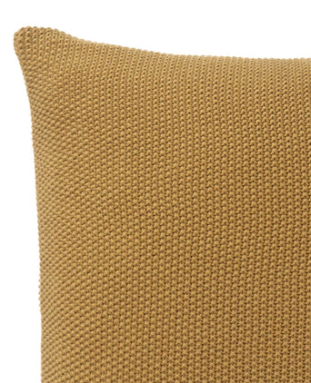 Antua cushion cover, mustard, 100% cotton