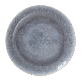 Caima Plate Set blue grey, 100% ceramic