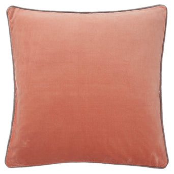 Suri cushion cover, papaya & grey, 100% cotton