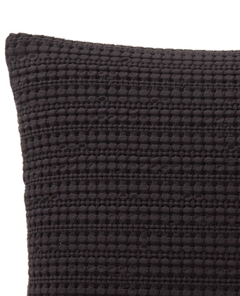 Anadia cushion cover, charcoal, 100% cotton