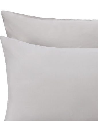 Lucca pillowcase, silver grey, 100% silk