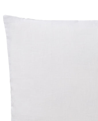 Cataya cushion cover, white & light green grey & natural, 100% linen