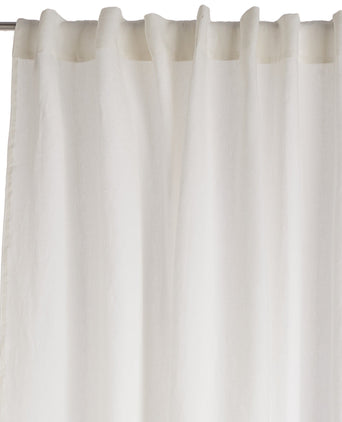 Cataya curtain, white & natural, 100% linen