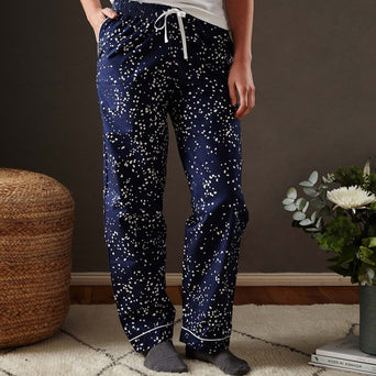 Dark blue & White Cova Pyjama | Home & Living inspiration | URBANARA