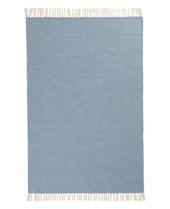 Udaka rug, ice blue, 100% pet