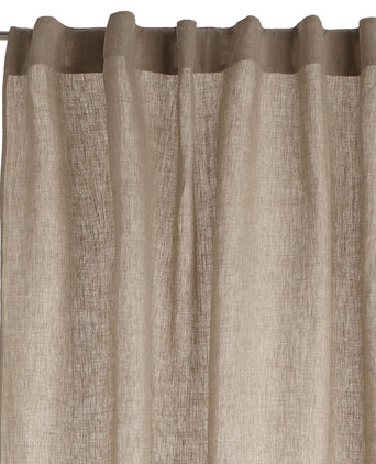 Saveli Curtain natural & blush pink, 100% linen & 100% cotton