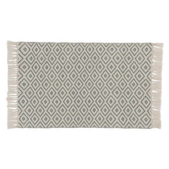 Barota doormat, green grey & white, 100% pet