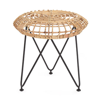 Palu stool, natural, 100% rattan