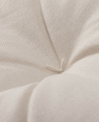 Isaka cushion, natural white, 100% cotton & 100% polyester