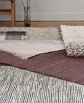 Undyed wool rugs
