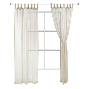 Cotopaxi Linen Curtain beige, 100% linen