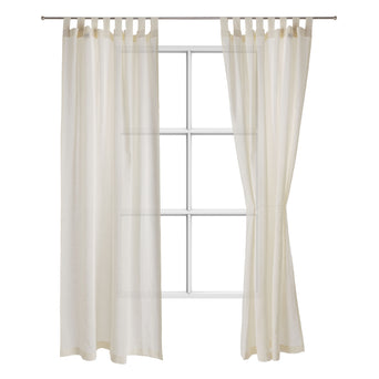 Cuyabeno Curtain natural white, 100% linen