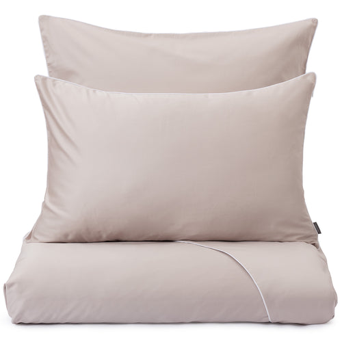 Lanton Sateen Bed Linen [Natural/White]